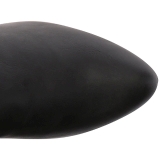 Negro Polipiel 7,5 cm DIVINE-2018 botas tallas grandes