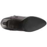 Negro Polipiel 7,5 cm DIVINE-2018 botas tallas grandes