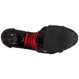 Negro Rojo 18 cm ADORE-762 Corse Zapatos Tacón Aguja
