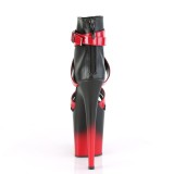 Negro Rojo 20 cm FLAMINGO-800-15 Zapatos plataforma con tacones