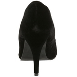 Negro Terciopelo 10 cm VANITY-420 Zapatos de Salón para Hombres