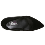 Negro Terciopelo 10 cm VANITY-420 Zapatos de Salón para Hombres