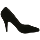 Negro Terciopelo 10 cm VANITY-420 zapatos de salón puntiagudos
