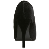 Negro Terciopelo 13 cm SEDUCE-420 zapatos de salón puntiagudos