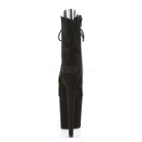 Negro Terciopelo 20 cm FLAMINGO-1021FS botines de pole dance
