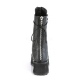 Negro Vegano 7 cm GRAVEDIGGER-14 botas demonia - botas plataforma unisex