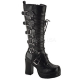 Negros 11,5 cm GOTHIKA-200 lolita botas góticos botas con suela gruesa
