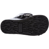 Negros 11 cm CONCORD-108 lolita botas góticos botas con suela gruesa