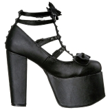 Negros 14 cm DEMONIA TORMENT-600 zapatos plataforma góticos