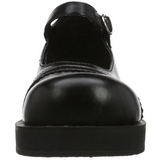 Negros 5 cm CRUX-07 calzados góticos lolita