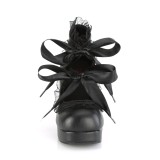 Negros 9,5 cm DEMONIA GOTHIKA-53 zapatos plataforma góticos