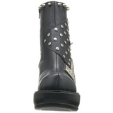Negros 9 cm SINISTER-64 lolita botines góticos botines con suela gruesa