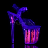 Neon 20 cm Pleaser FLAMINGO-808FLM Zapatos con tacones pole dance