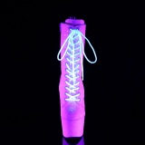 Neon glitter 18 cm ADORE-1040IG plataforma botines tacn alto mujer