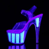 palo purpurina 18 cm Pleaser ADORE-708UVG Zapatos con tacones pole dance