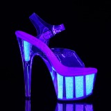 palo purpurina 18 cm Pleaser ADORE-708UVG Zapatos con tacones pole dance