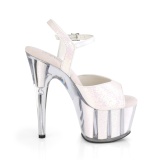 �palo purpurina plataforma 18 cm ADORE-710G zapatos para pole dance y striptease