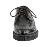 Piel 3 cm CREEPER-712 Zapatos de Creepers Hombres Plataforma