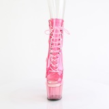 Pink transparente 18 cm ADORE-1021C botines de striptease
