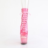 Pink transparente 18 cm ADORE-1021C botines de striptease