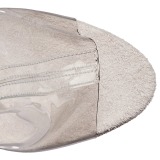 Plata 18 cm ADORE-1017SRS botines con flecos de mujer tac�n altos