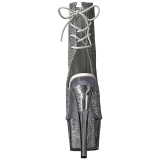 Plata brillo 18 cm ADORE-1018G botines con suela plataforma mujer