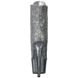 Plata brillo 18 cm ADORE-1020G botines con suela plataforma mujer