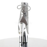 Plata piedra cristal 18 cm ADORE-1018DCS botines mujer con plataforma