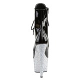 Plata purpurina 18 cm Pleaser ADORE-1020LG botines de pole dance