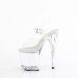Plataforma Perspex 20 cm TREASURE-808FLA Zapatos de tac�n altos transparentes