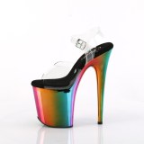 Plataforma arco iris 20 cm FLAMINGO-808RC Zapatos de pole dance