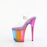 Plataforma arco iris 20 cm FLAMINGO Zapatos de pole dance