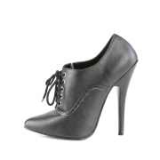 Polipiel 15 cm DOMINA-460 zapatos oxford tacones altos hombres