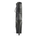 Polipiel 18 cm SKY-1020 botines tacones altos con cordones negros