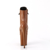 Polipiel 20 cm FLAMINGO-1020 caramel botines con suela plataforma mujer