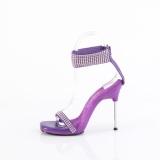 Purpura 11,5 cm CHIC-40 correa al tobillo sandalias tacón aguja de metal
