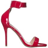 Rojo 13 cm AMUSE-10 Zapatos para travestis