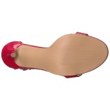 Rojo 13 cm Pleaser AMUSE-10 sandalias de tacón alto