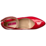 Rojo Charol 10 cm DREAM-432 zapatos de salón tallas grandes