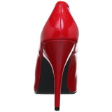 Rojo Charol 10 cm VANITY-420 zapatos de salón puntiagudos