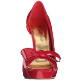 Rojo Charol 12 cm LUMINA-32 Zapato Salón de Noche con Tacón