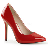 Rojo Charol 13 cm AMUSE-20 Stiletto zapatos tac�n de aguja