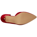 Rojo Charol 13 cm AMUSE-22 Zapato Salón Clasico para Mujer