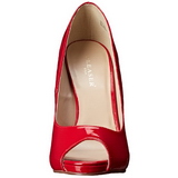 Rojo Charol 13 cm SEXY-42 Zapato Salón Clasico para Mujer
