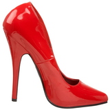 Rojo Charol 15 cm DOMINA-420 Zapatos de Salón para Hombres