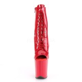 Rojo Charol 20 cm FLAMINGO-1021 botines con suela plataforma mujer