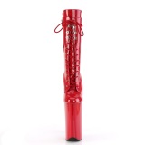 Rojo Charol 25,5 cm BEYOND-1050 botinhas tacones extremos plataforma