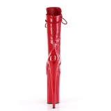 Rojo Charol 25,5 cm BEYOND-1050 botinhas tacones extremos plataforma