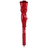 Rojo Charol 25,5 cm BEYOND-3028 botas altas tacones extremos plataforma