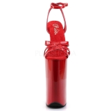 Rojo Charol 25,5 cm Pleaser BEYOND-012 Tacones Altos Plataforma